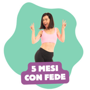Programma di anti allenamento personalizzato 5 mesi con Fede, con 3 video fitness su misura per dimagrimento, tonificazione, benessere e Ginnastica Dolce Ginnastichina®.